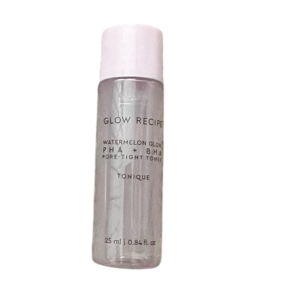 Glow Recipe Toner with Pink Cap and Clear Bottle
